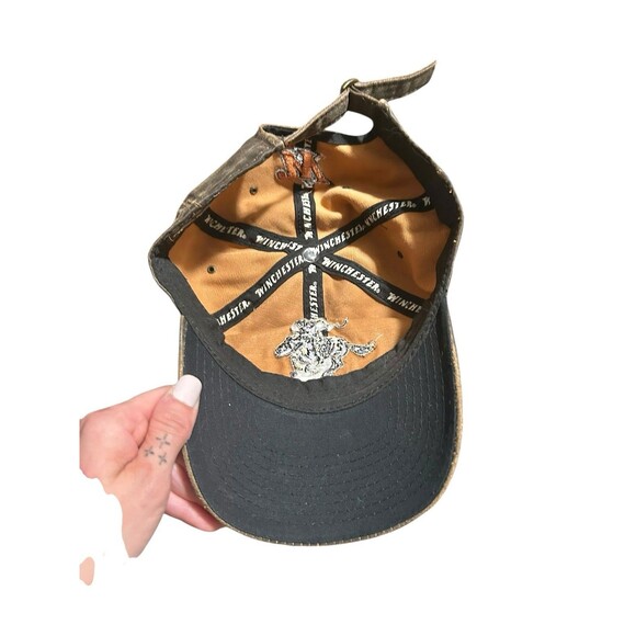 Winchester Brown Weatherd Hat One Size Adjustable Cotton Classic Cap Casual - Picture 9 of 12